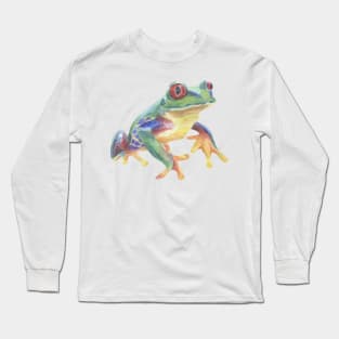 Tropical green frog Long Sleeve T-Shirt